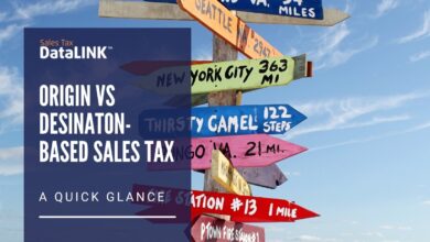 destination based sales tax